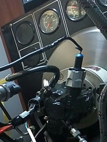 Bomba de inyección Siemens en banco de comprobación