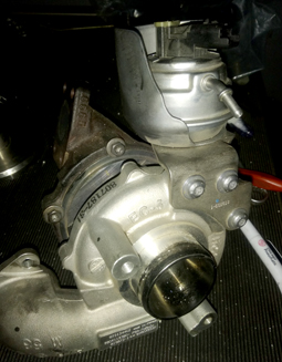 Reparación de turbo con geometría variable pilotado con sensor de copi